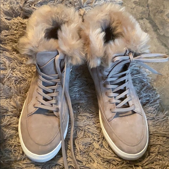Gianni Bini Shoes - Top Fur lined sneakers